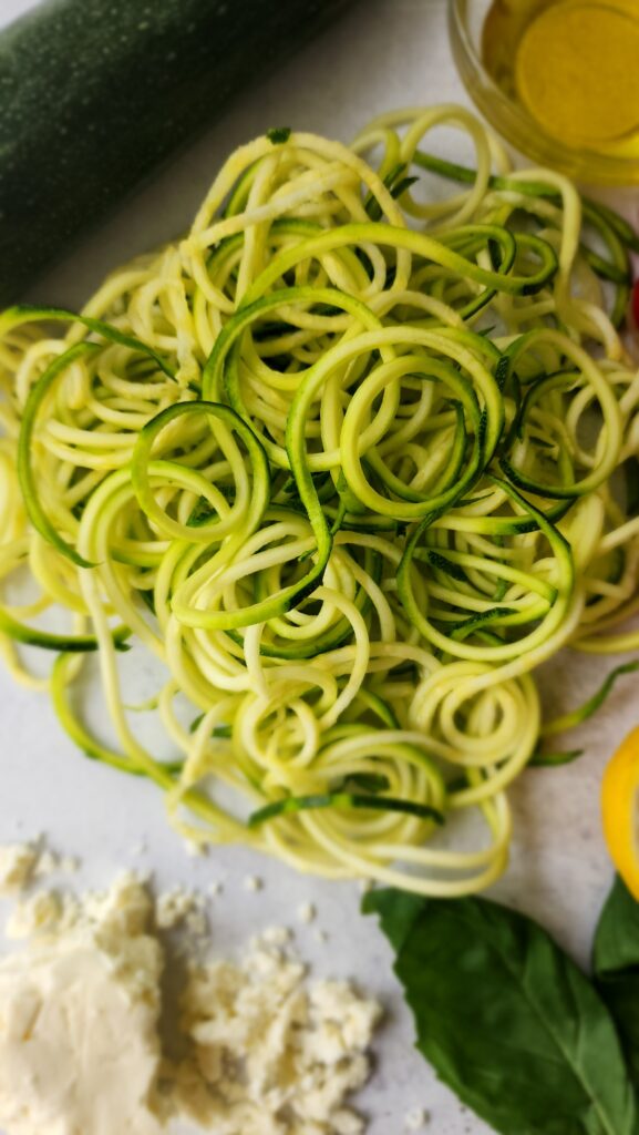 Zoodle Salad - Zucchini Noodles