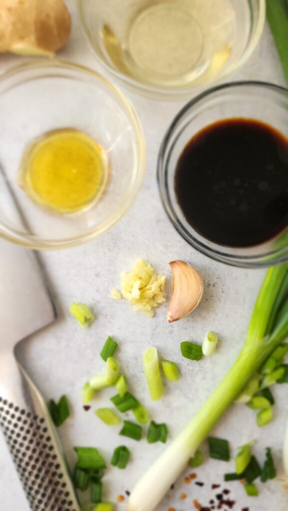 Sesame-Ginger Sauce Ingredients