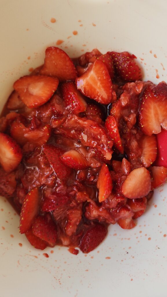 macerated strawberries