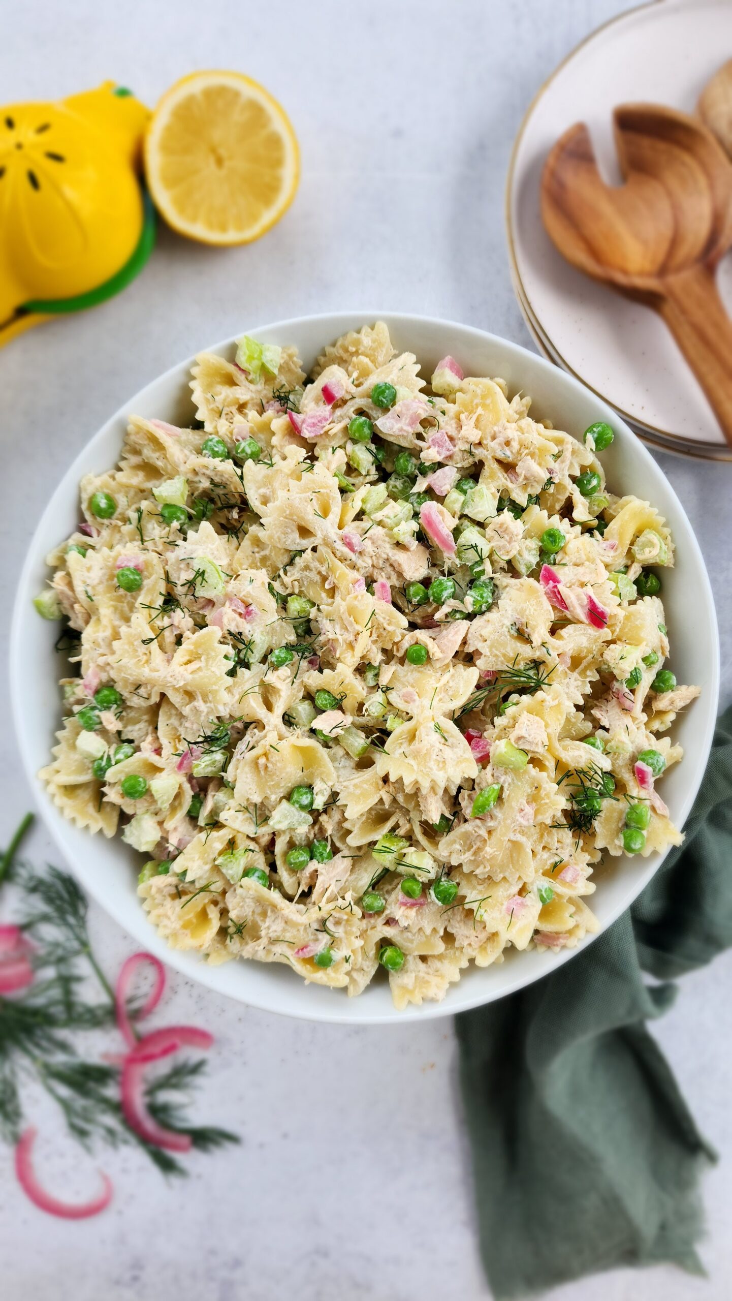 Tuna Pasta Salad in a bowl